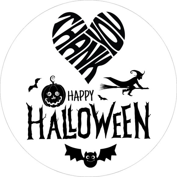 100 Thank You Stickers Halloween - Picture 7 of 12